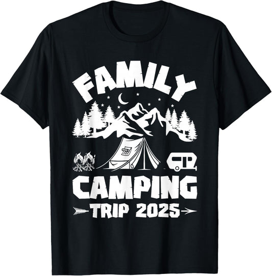 Family Camping Trip 2025 Matching Crew Summer Vacation Squad