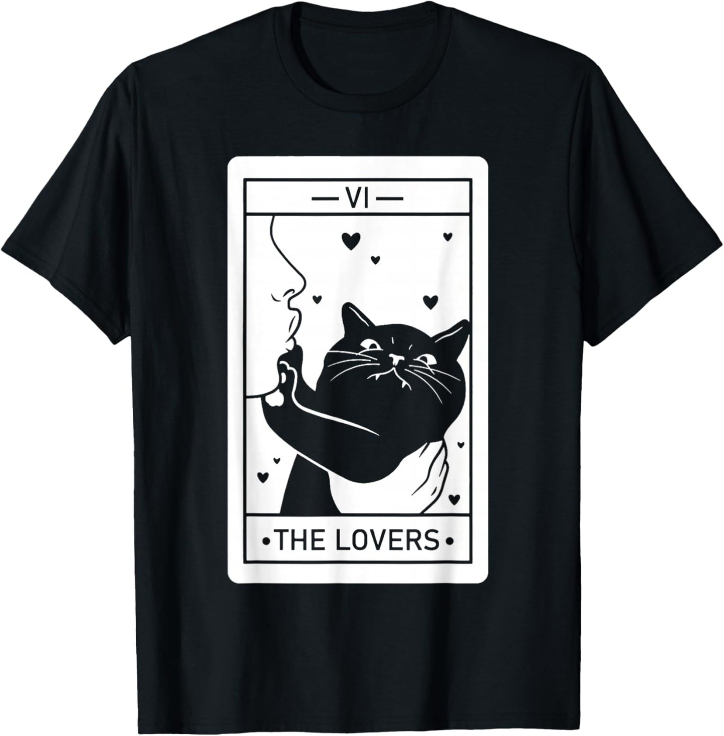 The Lovers Cat Humor Tarot Card Halloween Black Cats Lover