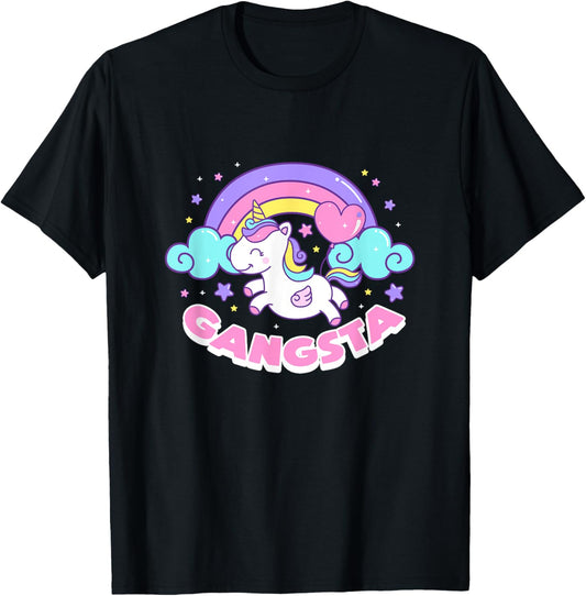 Gangsta Unicorn Gangsta Rap Hip Hop Music Rapper Kids