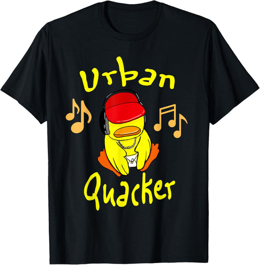 Funny Urban Quacker Rap Music Lover Rapper Duck Men Women