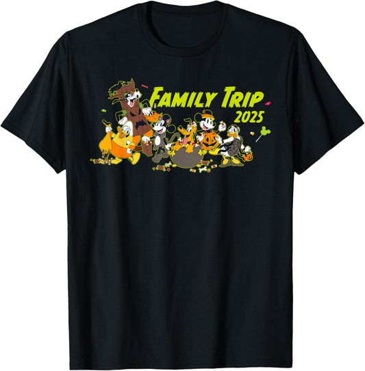Disney Family Trip 2025 Halloween Costume Mickey & Friends