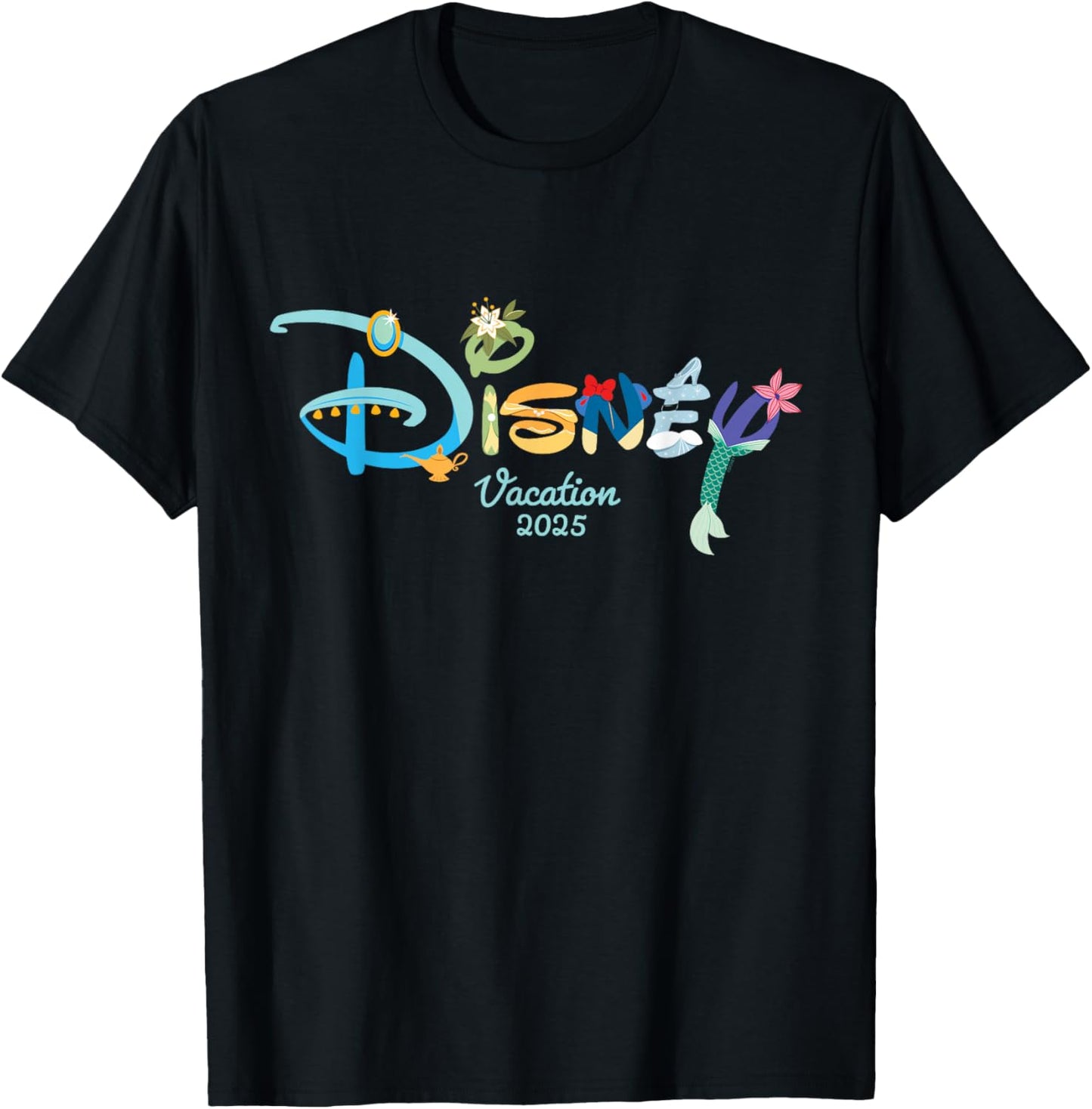 Disney Princess Letters Logo Matching Disney Vacation 2025