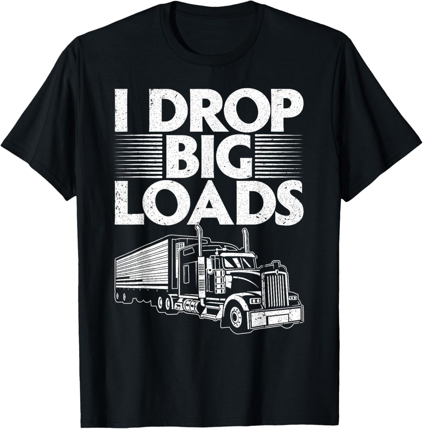 Funny Trucker Design For Men Women Semi Truck Driver Lover