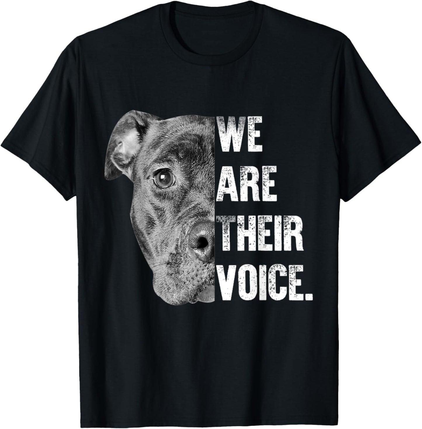 We AreTheir Voice Gift Womens Mens & Dog Lovers & Dog rescue