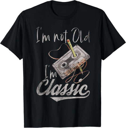 I'm Not Old I'm Classic Cassette Tape Pencil Retro Vintage