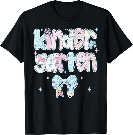 Preppy Kindergarten Teacher Shirt Back to School 2025