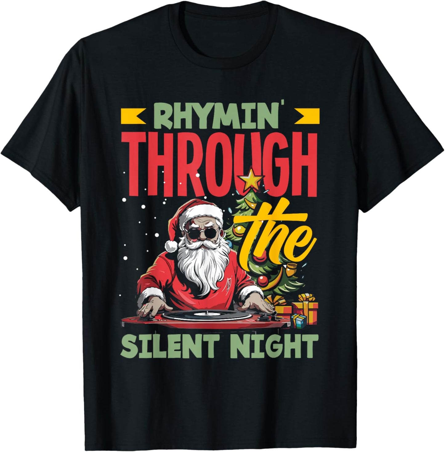 Rhymin' through the silent night DJ Xmas Hip Hop Rapper