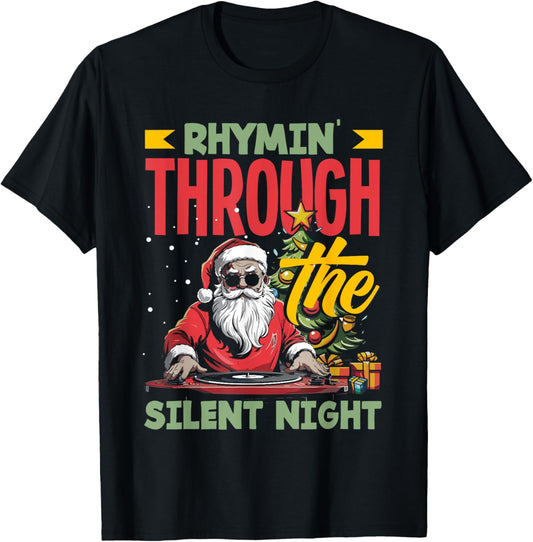 Rhymin' through the silent night DJ Xmas Hip Hop Rapper