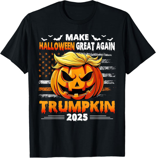Trumpkin 2025 USA Make Halloween Great Again Funny Trump