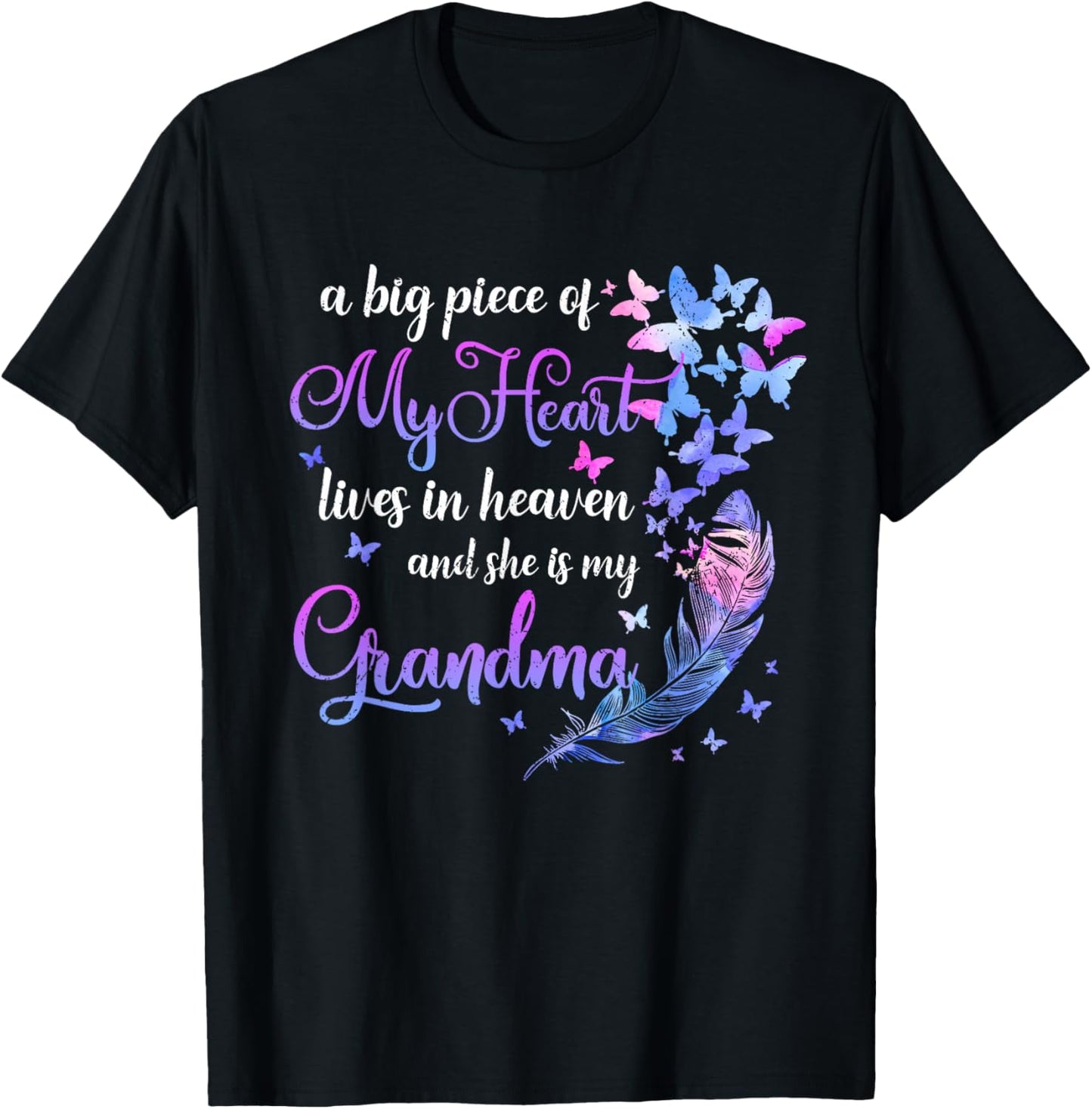 My Grandma Lives In Heaven Memorial Quotes Grandchild