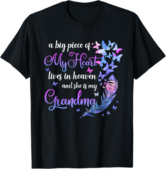 My Grandma Lives In Heaven Memorial Quotes Grandchild
