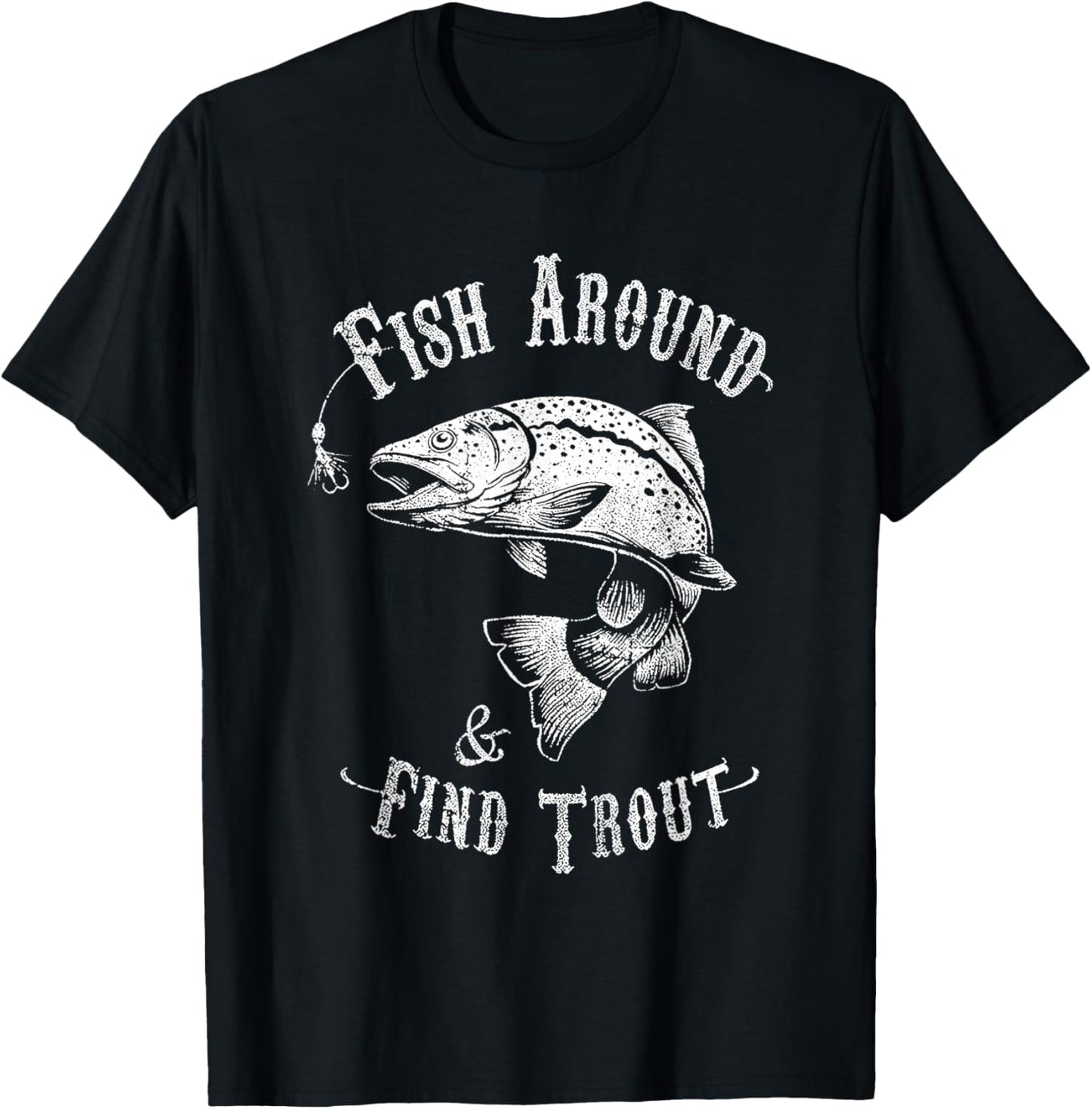 Funny Fishing Fish Around Find Trout