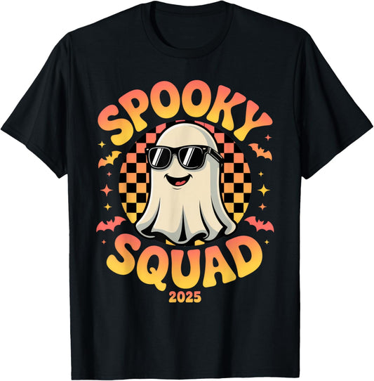 Spooky Squad 2025 Funny Halloween Vibes for Ghost Lovers
