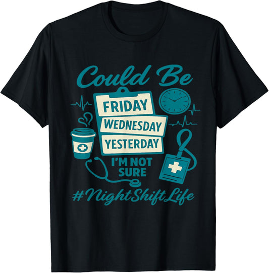Funny Nursing Night Shift Life Squad Nurse Week