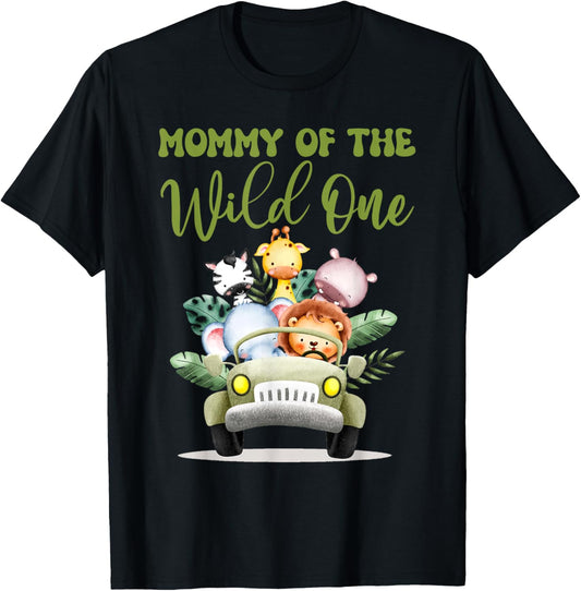 Mommy Of The Wild One 1st Birthday Safari Family Matching