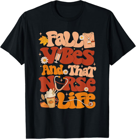 Retro Fall Vibes and That Nurse Life Thanksgiving Nurse Fall
