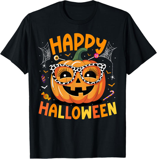 Happy Halloween 2025 Funny Pumpkin Trick Or Treat Men Women