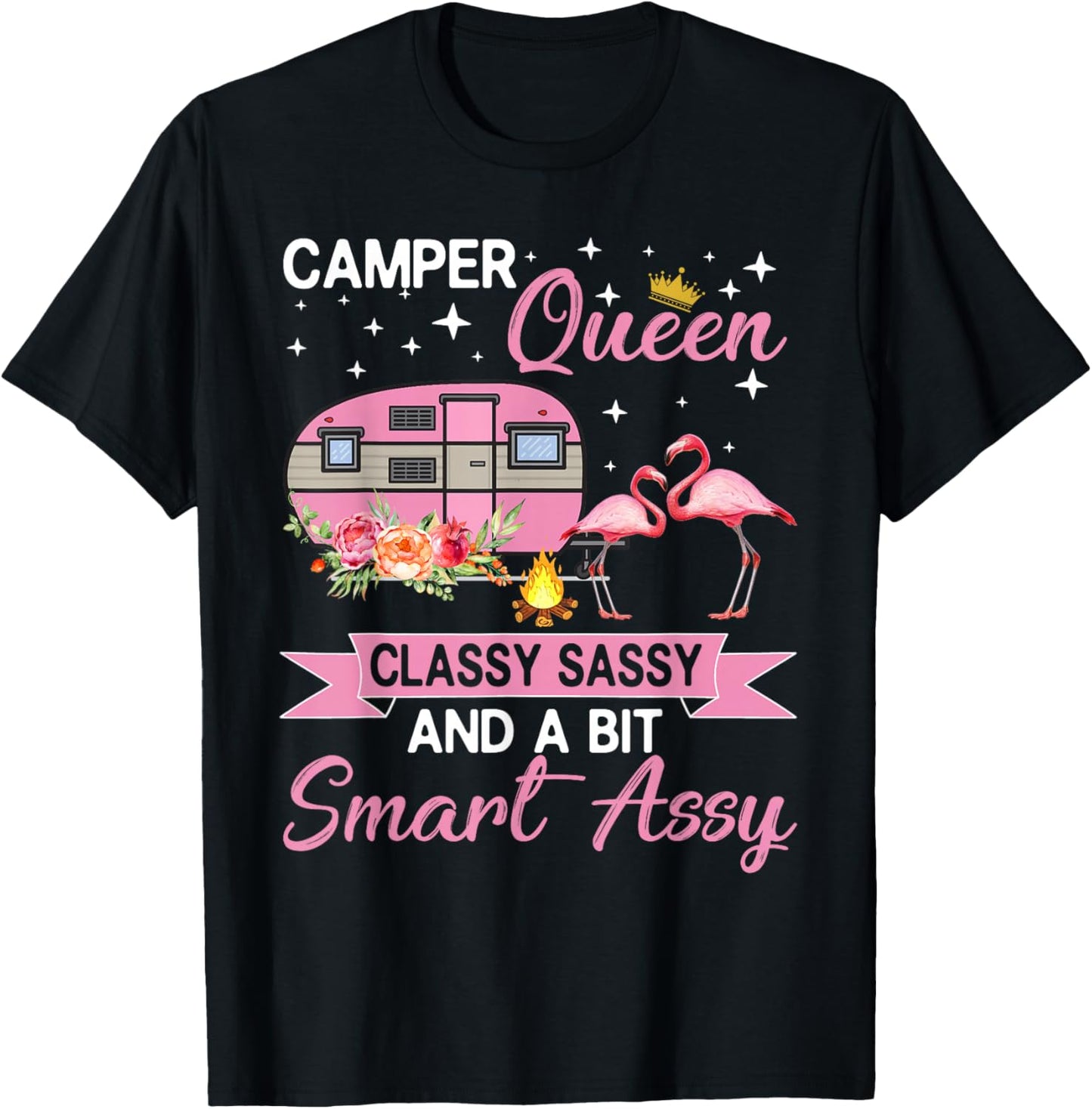 Camper Queen Classy Sassy Smart Assy Camping RV Gifts Women
