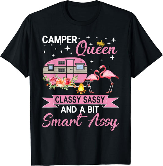 Camper Queen Classy Sassy Smart Assy Camping RV Gifts Women