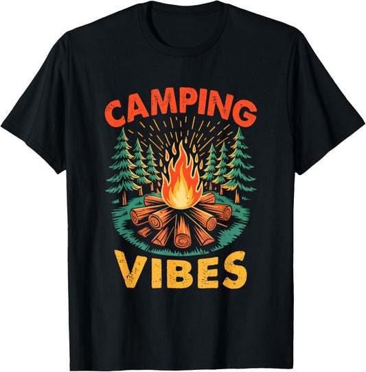 Camping Vibes Nature Lover Camper Camping Day Men Women