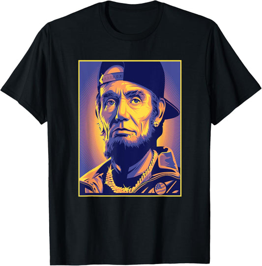 Abraham Lincoln, rapper USA America cool art gift