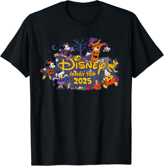 Disney Halloween Family Trip 2025 Mickey & Pals Matching