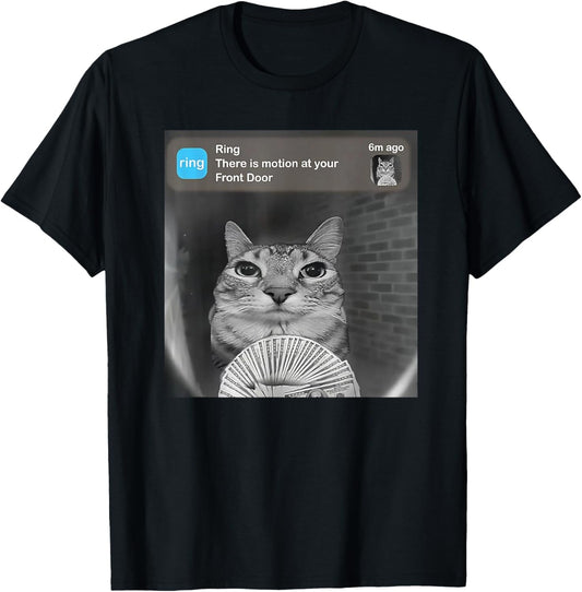 Funny Cat Meme Money Doorbell Joke