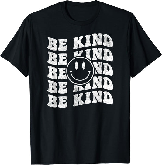 Be Kind Retro Happy Face \u2013 Vintage Positivity