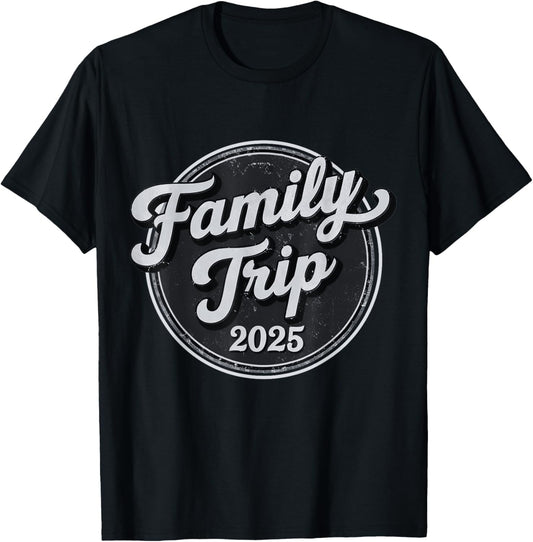 Retro Vintage Family Trip Vacation 2025 Matching Group