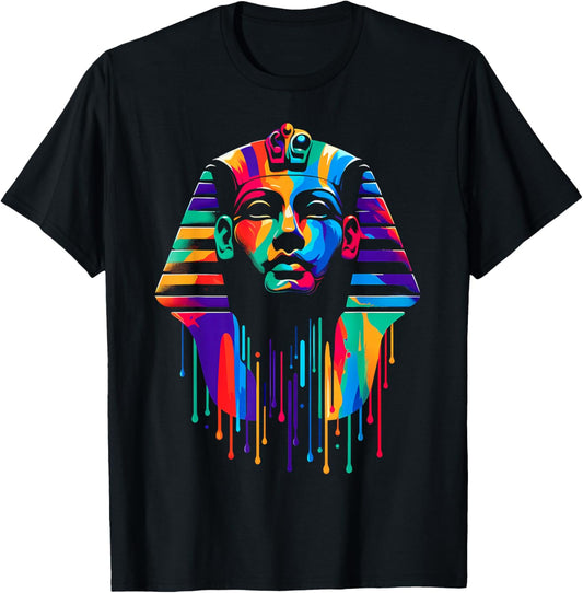 King Tut. Tutankhamun Minimalist Vibrant Style Christmas