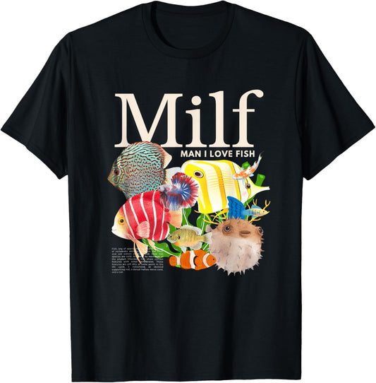MILF Man I Love Fish Funny Fisherman Humor Nature