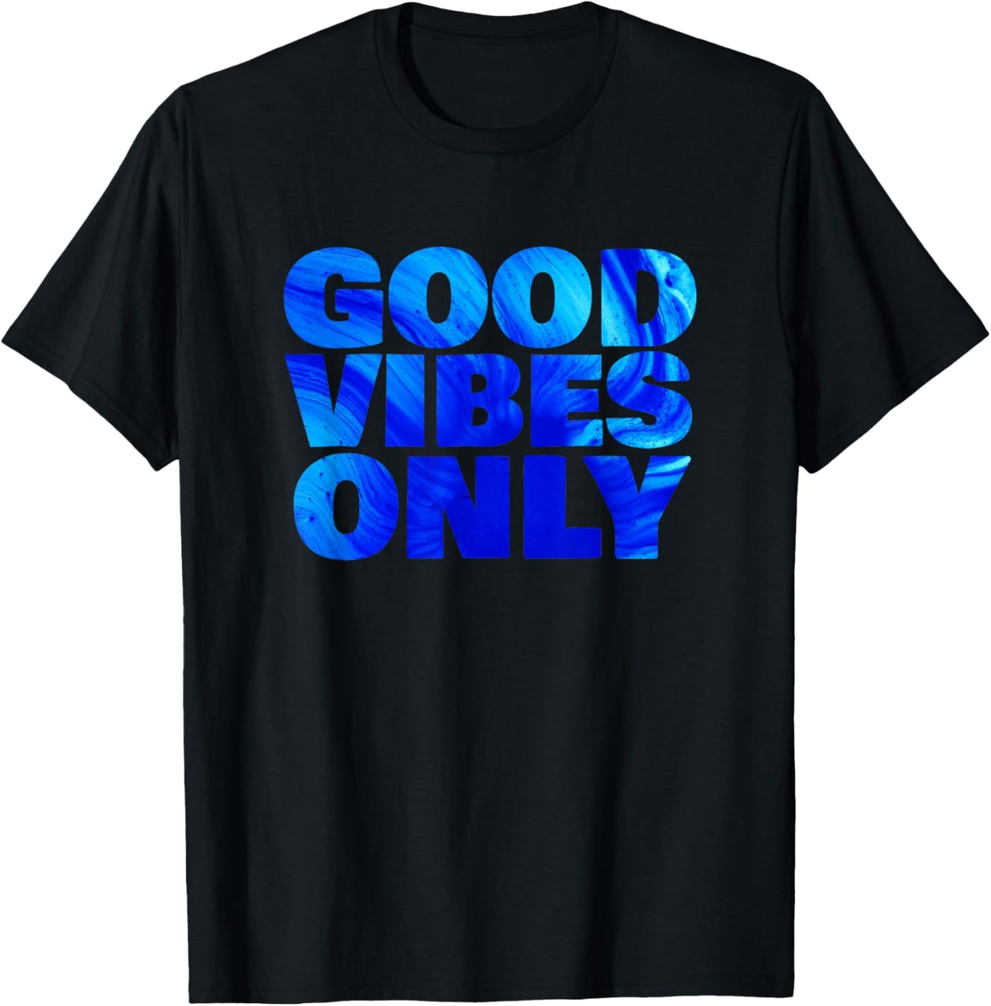 Good Vibes Only Blue Ocean Summer Graphic