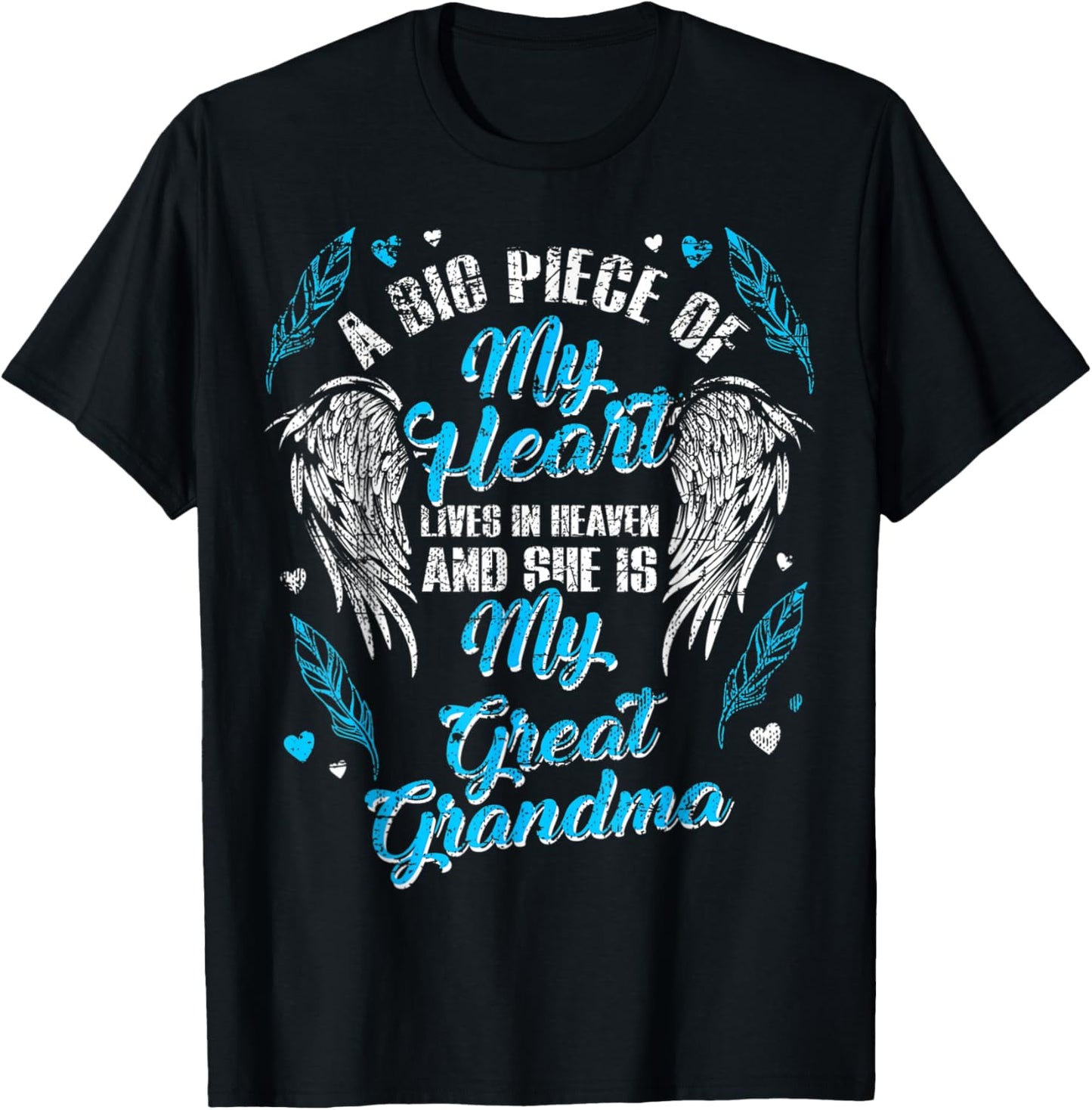 My Great Grandma Lives In Heaven Memorial Blue Angel