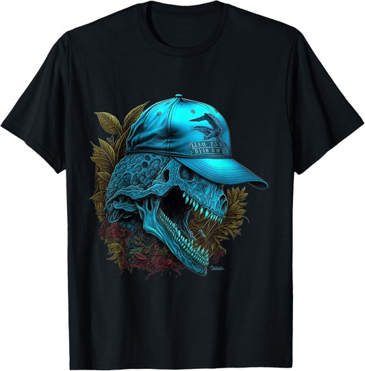 Skater T-Rex Dinosaur with Cap for Skater and Rapper