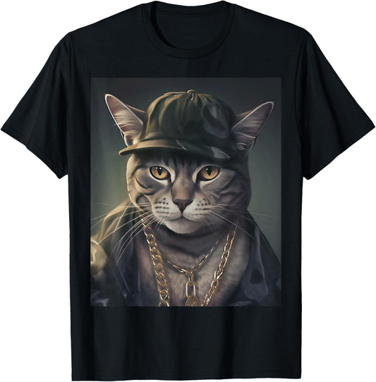 Cool Funny Hip Hop Cat Music Producer Rapper