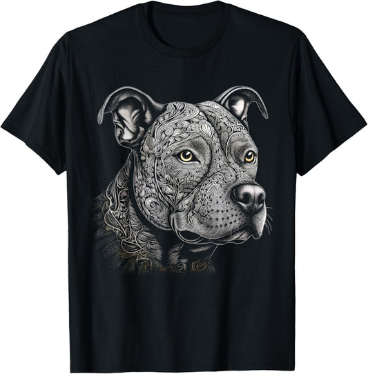 Pit Bull Mom Dog Lover Mandala Artistic Pitbull Owner Women