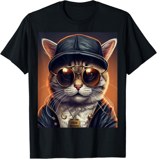 Cool Funny Hip Hop Music Producer Rapper Cat
