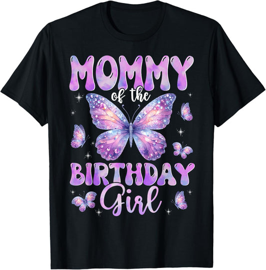 Mommy Of The Birthday Girl Butterfly Family Matching