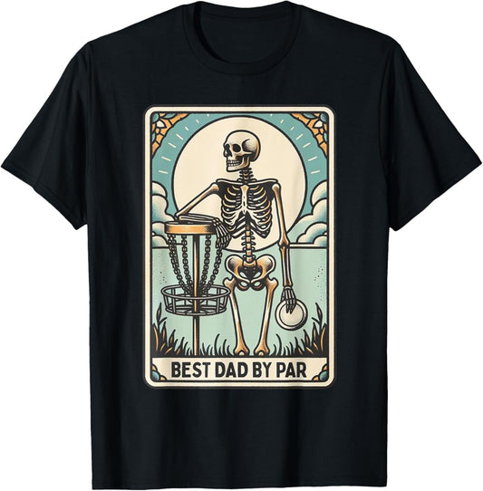 Best Dad By Par   Disc Golf Dad Skeleton