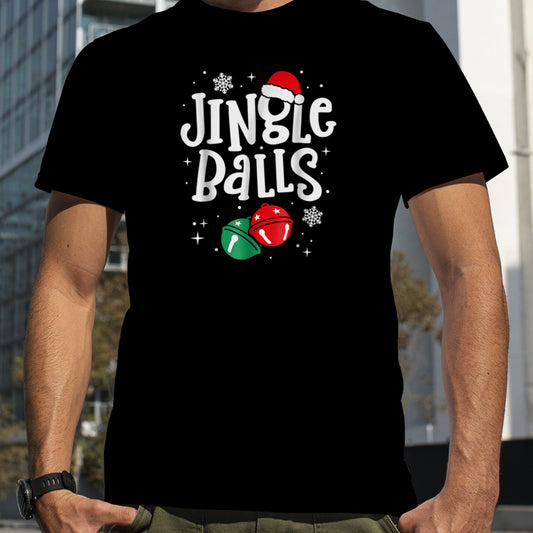 Jingle Balls Tinsel Tits Funny Matching Couple Chestnuts T Shirt B0BM9PKBDD