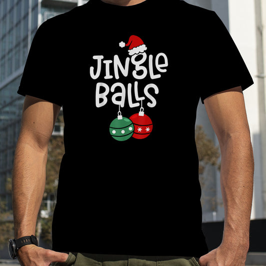 Jingle Balls Tinsel Tits Funny Matching Couple Chestnuts T Shirt B0BM9T1G7W