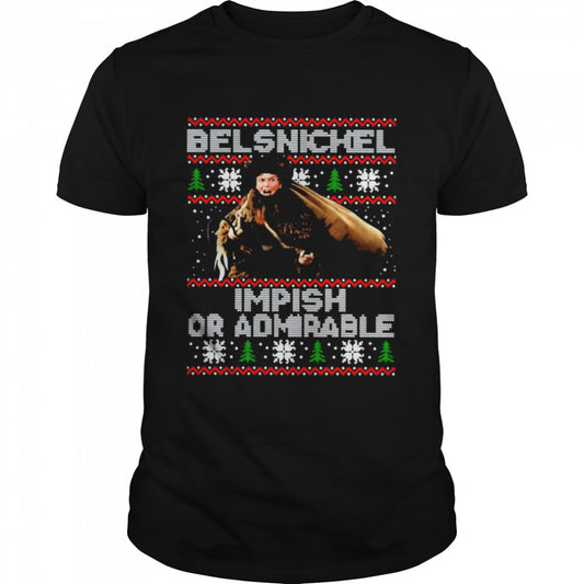 Belsnickel impish or admirable Ugly Christmas shirt
