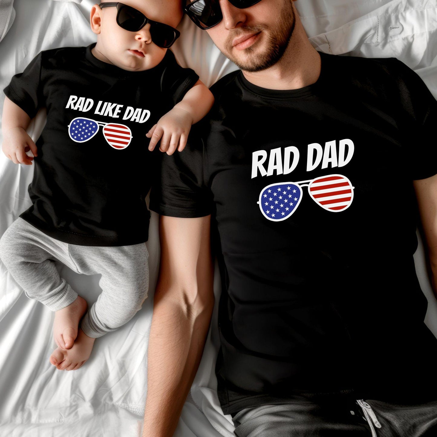 Rad Dad Shirt, Rad Like Dad Shirt, Matching Father Son Shirts, Dad and Son Shirt, Dad Son Matching Tee, Dad and Daughter, Fathers Day Shirt