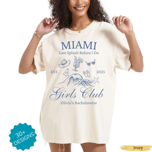 Comfort Colors® Custom Bachelorette Shirts, Personalized Bachelorette Party Shirt, Camp Bachelorette, Beach Bachelorette, Bridesmaid Shirts