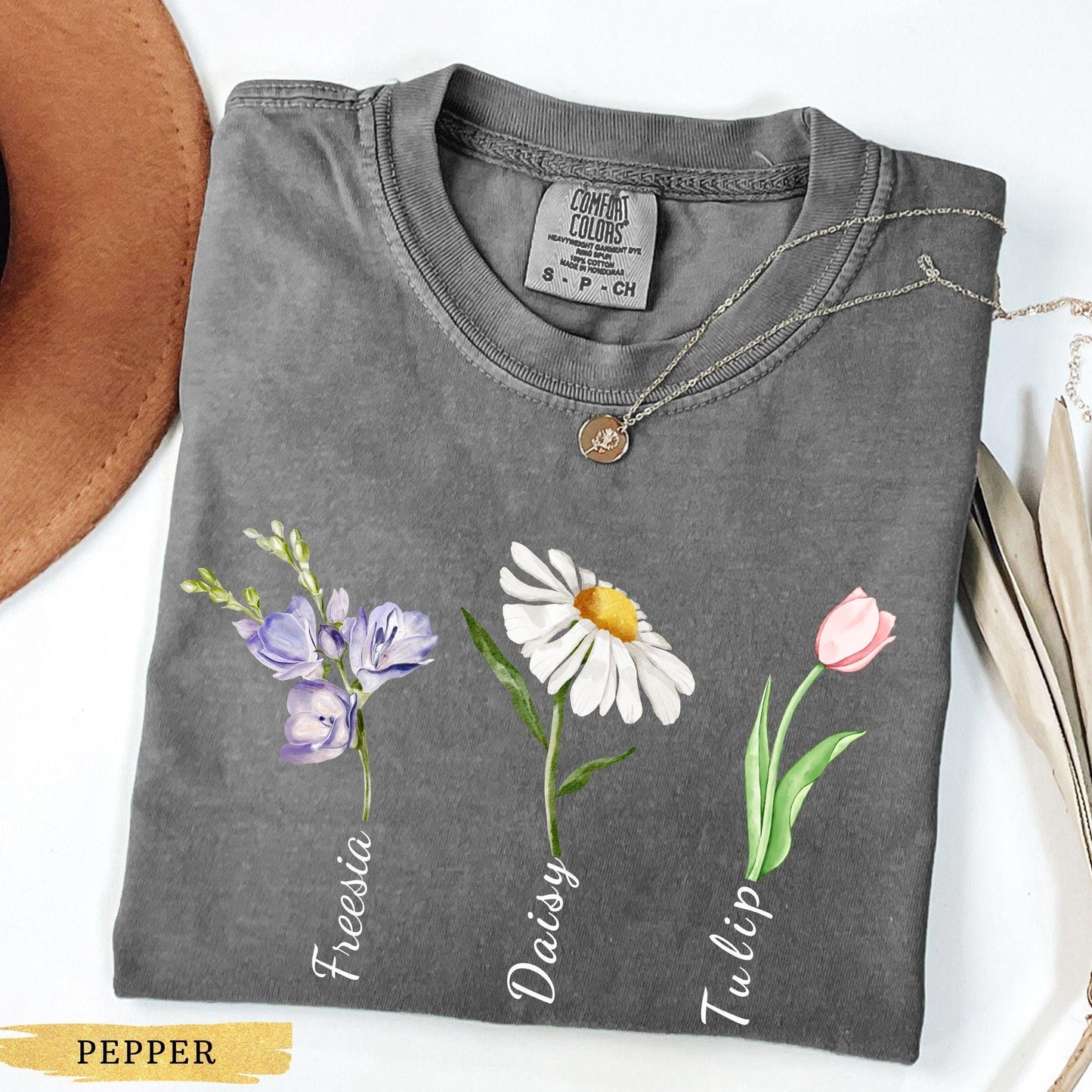 Subtle FDT Shirt, Flower Anti Trump Shirt Comfort Colors, Floral FDT Gift Anti MAGA Shirts Political Tee Protest Shirt Liberal Feminist Gift