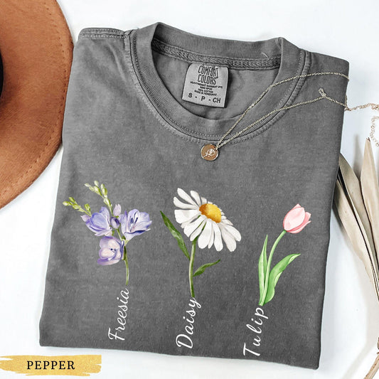 Subtle FDT Shirt, Flower Anti Trump Shirt Comfort Colors, Floral FDT Gift Anti MAGA Shirts Political Tee Protest Shirt Liberal Feminist Gift