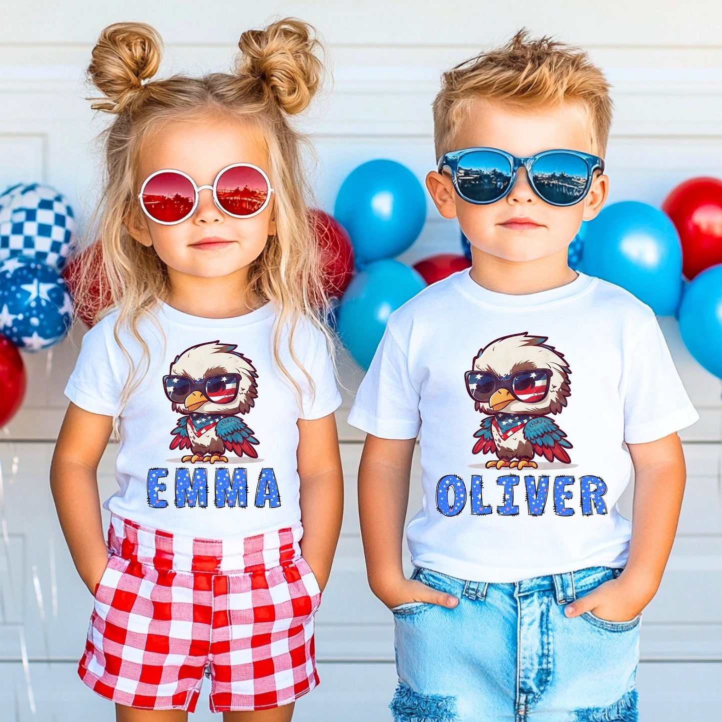Personalized Fourth of July Kids Shirt, Custom Name Toddler Shirt, Patriotic Toddler Shirt, 4th of July Kids Shirt, American Boy Girl Cousin