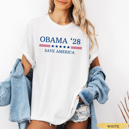 Obama 2028 Shirt, Anti Trump Shirt, Obama 2028 Let&#39;s Fix This Shirt, Anti Fascism Tee, Democrat Gift T Shirt, Anti Maga Tee, Liberal Shirt